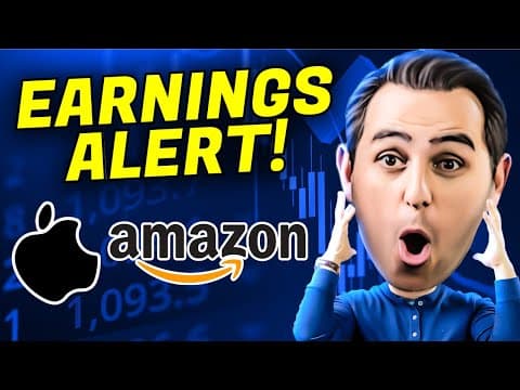Stocks Crash + Paul Reacts to Apple, Amazon + Chipotle Stock Earnings video thumbnail