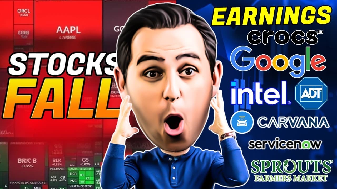Stocks FALL As Paul Reacts To Amazon, Intel, and Sprouts! thumbnail