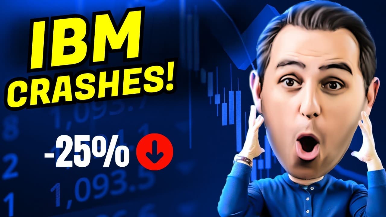 IBM Crashes 25% Today! CPI Beats Expectations, and the Fed Speaks (What do I do?) thumbnail