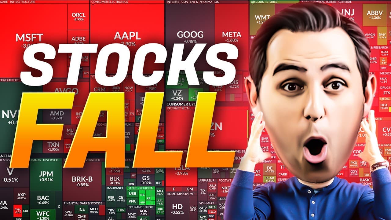 Stocks Falls as Bonds Spread FEAR in the Market thumbnail