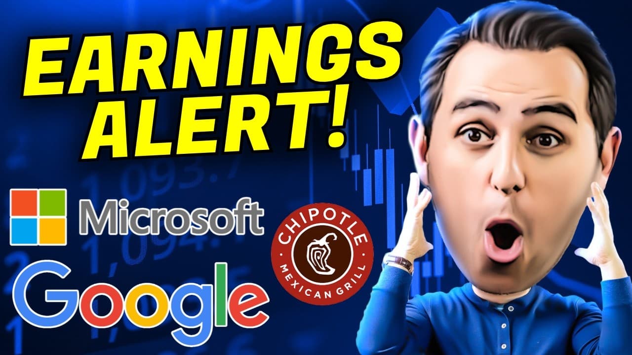 Paul Reacts To Microsoft, Google, and Chipotle Stock Earnings! thumbnail
