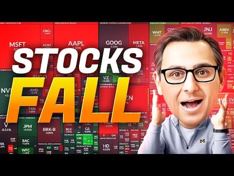 Stock Market Continues To Fall (HERE'S WHY!) video thumbnail